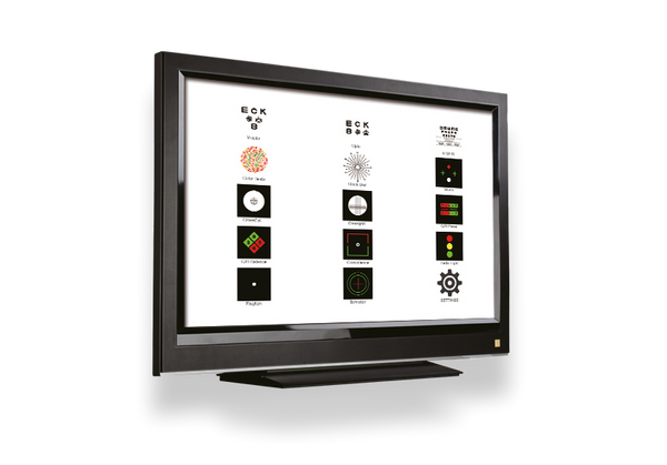 Digital Visual Acuity Panel Chart w/ remote and 24" TV