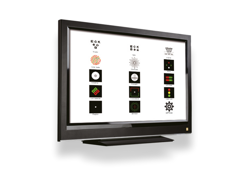 Digital Visual Acuity Panel Chart w/ remote and 24